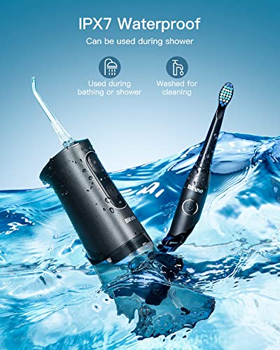 Bitvae-Electric-Toothbrush-with-Water-Flosser-4H-Charge-Maximum-30-Days-Use-5-Modes-Sonic-Electric-Toothbrush-3-Modes-Cordless-Dental-Flosser-Picks-4-Brush-Heads-and-4-Water-Jet-Tips
