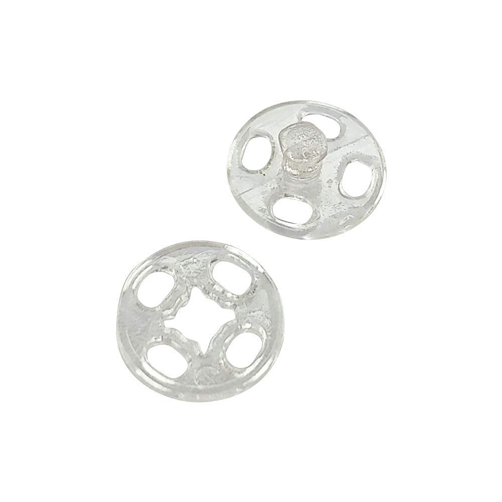 Chenkou Craft Clear Plastic Snap Button Upick 6Size Choose 100Pcs (20Mm)