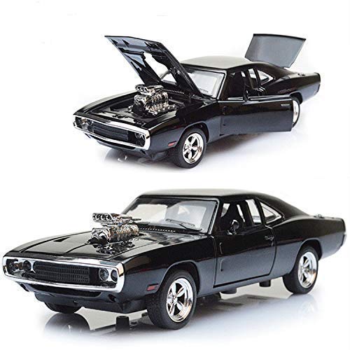 Image of 4 Wheel Drive Metal Car Pull Back with Openable Doors, Engine Cover, Tail with Front and Rear Light & Music Great Gift for Boys and Girls Above (F & F 7)