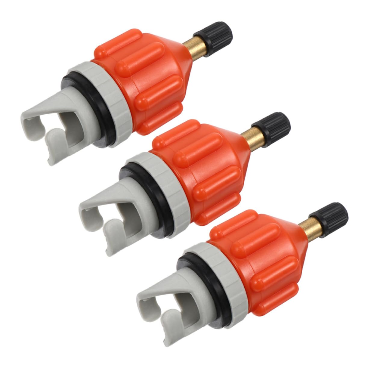TOYANDONA Adattatore Ugello Gas Ugelli Pompa dell'Aria Adattatore Valvola Convertitore della Valvola dell'Aria Adattatore Pompa Letto Gonfiabile Rosso Rame