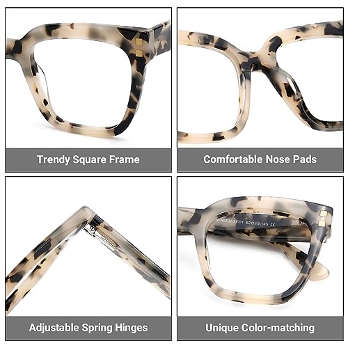 Image of Zeelool Cat Eye Blue Light Blocking Glasses for Women Men ZWA953631-01B Tortoise