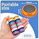 20 Stück Magnete für Magnettafel, 30 x 8mm Stark Magnete Whiteboard, Magnet Bunt Kühlschrankmagnete, Magneten Rund für Whiteboard, Pinnwand, Tafelmagnete, Kühlschrank
