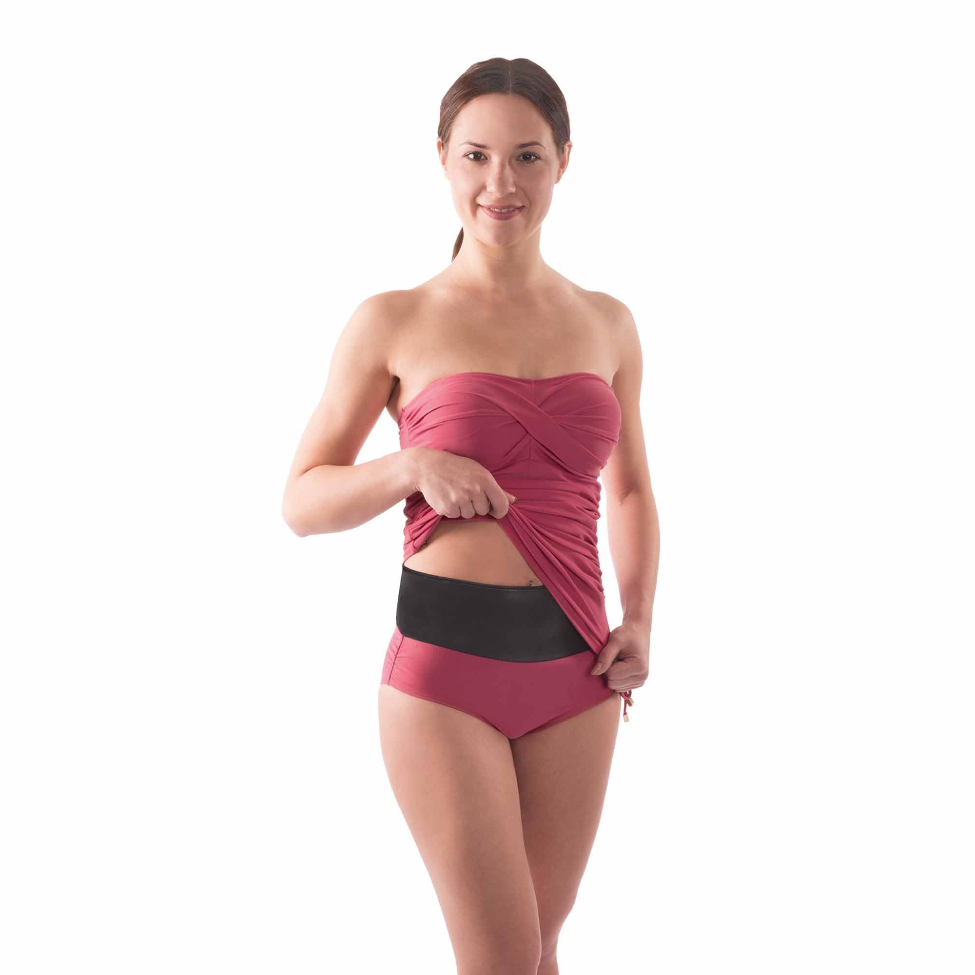 SUPRIMA Stomabandage Neopren Schwarz – Damen und Herren (M/L)