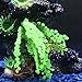 Penn-Plax Coral Reef Aquarium Decoration – Lifelike Movement and Vibrant Coloring – Arch with Green Silicone Plant – Large