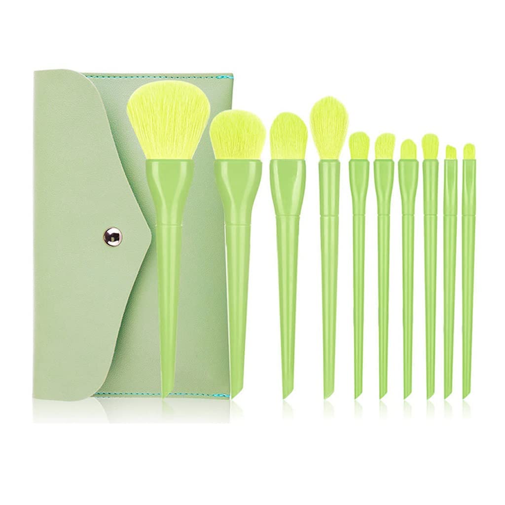 Juego de brochas de Maquillaje de Pelo Suave, brochas Sueltas, Juego Completo de Herramientas de Maquillaje, brochas Sueltas(E)