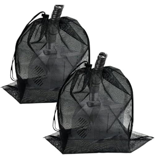 Sac Filtre Maille pour Pompe d'Étang,Barrière Filtre Maille Pompe Bassin 2 Pièces - Accessoire Filtration Aquarium Élastique pour Extérieur Jardin Parc Hôtel