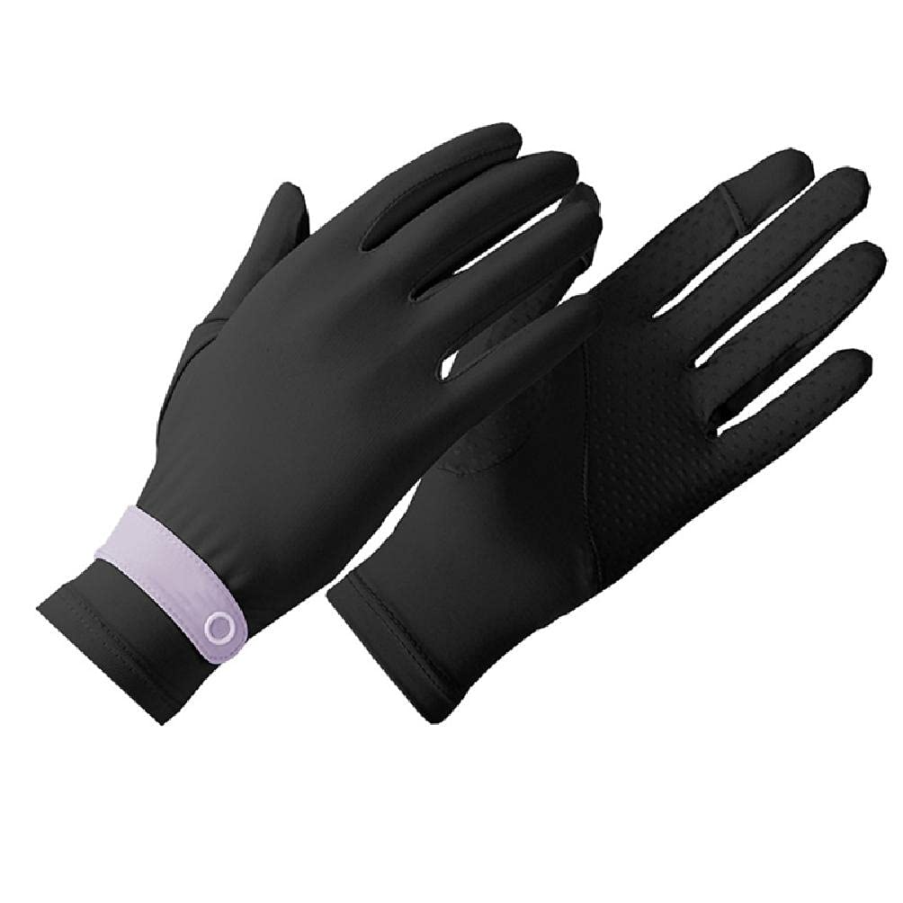 Guanti da guida sottili estivi per uomini e donne, guanti da ciclismo leggeri, anti UV, 5 dita, antiscivolo, antiurto, touch screen, per escursionismo, pesca, moto