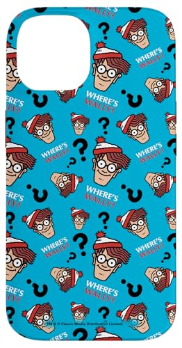 ウォーリーをさがせ Faces and Question Marks All-Over Print スマホケース iPhone 14 用