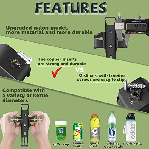 Felixstory Bicycle Bottle Holder, 360 Degree Rotation Non-Slip Does Not Fall Off - Image 4