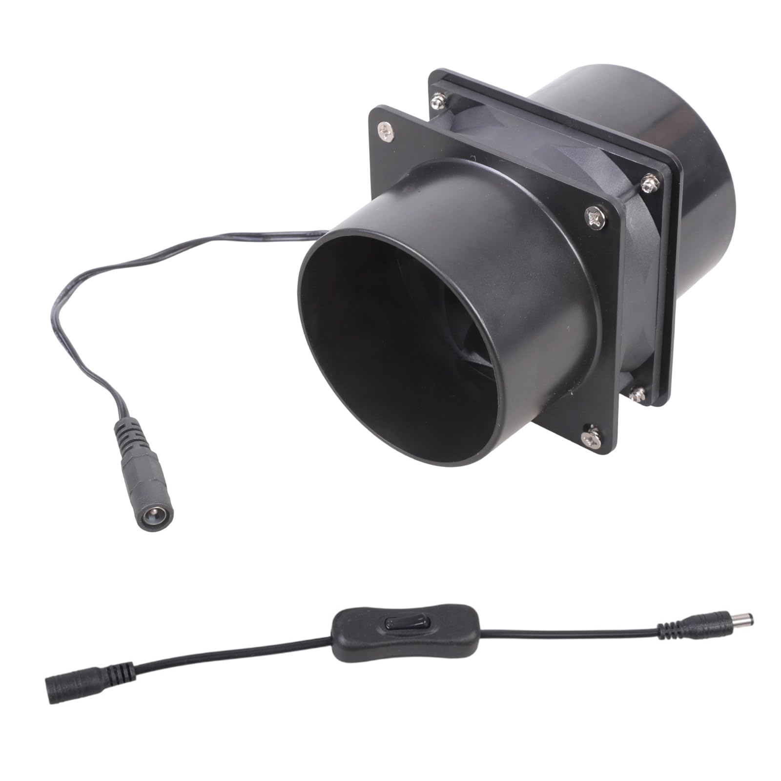 Speed Ventilation Blower with Accessories for Effective Smogs and Odors Removal in Welding Rooms 3D Printing Areas and Bathrooms Featuring 3800 RPM Motor Greenhouse Fan