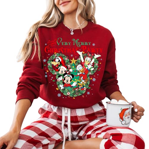 Disney Christmas Shirt, Mickey’s Very Merry Christmas Party Sweatshirt, Mickey & Friends Christmas Sweatshirt, Disneyland Xmas Family Shirt