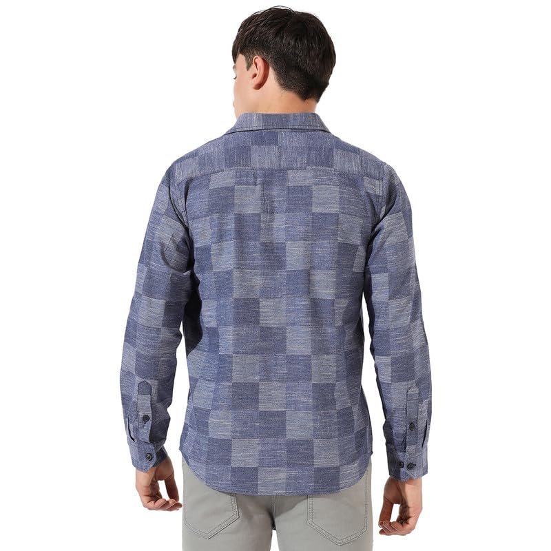 Image of CAHOOT Men's Shirt for Casual Wear | Spread Collar | Short Sleeve | Regular Fit | Button Closure | Shirt Crafted with Comfort Fit for Casual Wear