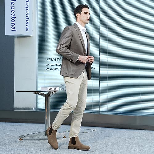 Jousen Men's Chelsea Boots Suede Casual2