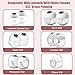 Two Full Sets Breast Pump Parts with 24mm Flange Compatible with Lansinoh Discreet Duo/NCVI/Nuliie/NICEGREEN Life/Zooawa S32 Breast Pump Replacement Parts,S32 Pump Parts,Extra Duckbill Valve&Diaphragm