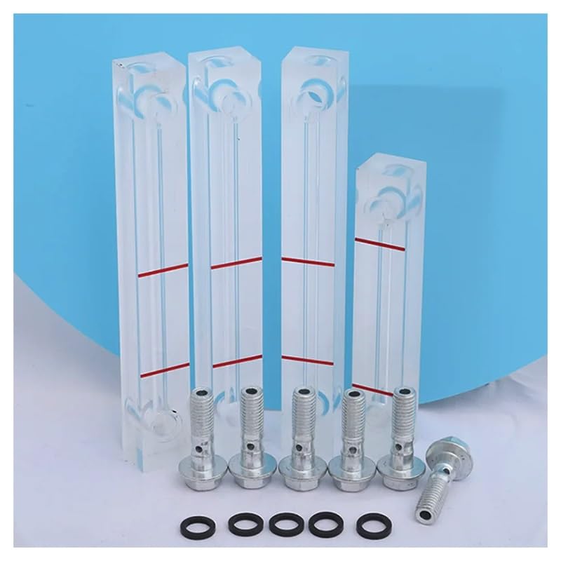 Indicatore Di Livello Olio Idraulico LS-5 In Lega E Vetro - Display Trasparente Per Serbatoi - Foto 9