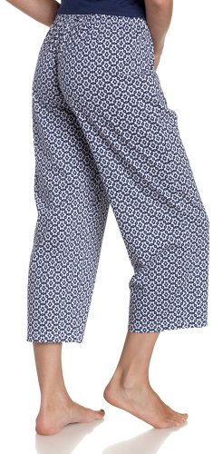 Nautica Women's Honeycomb Print Drawstring Supima Knit Capri Pant2