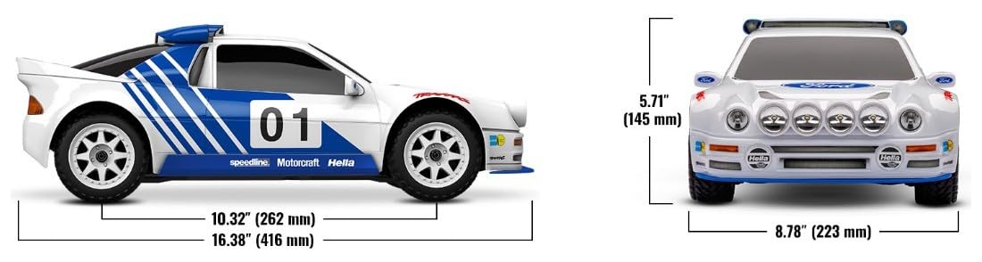 Amazon.co.jp: Traxxas 108046-1-WHT - ミニラリー VXL フォード RS200