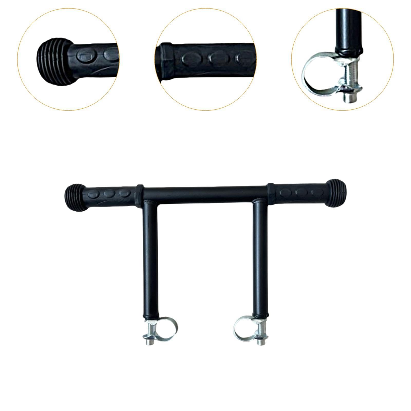 Harilla Extension de poignée de Poussette, Extension de Guidon, accoudoir d'extension de Poussette en métal Robuste pour landaus, Accessoires de Chariot, 1 Pince