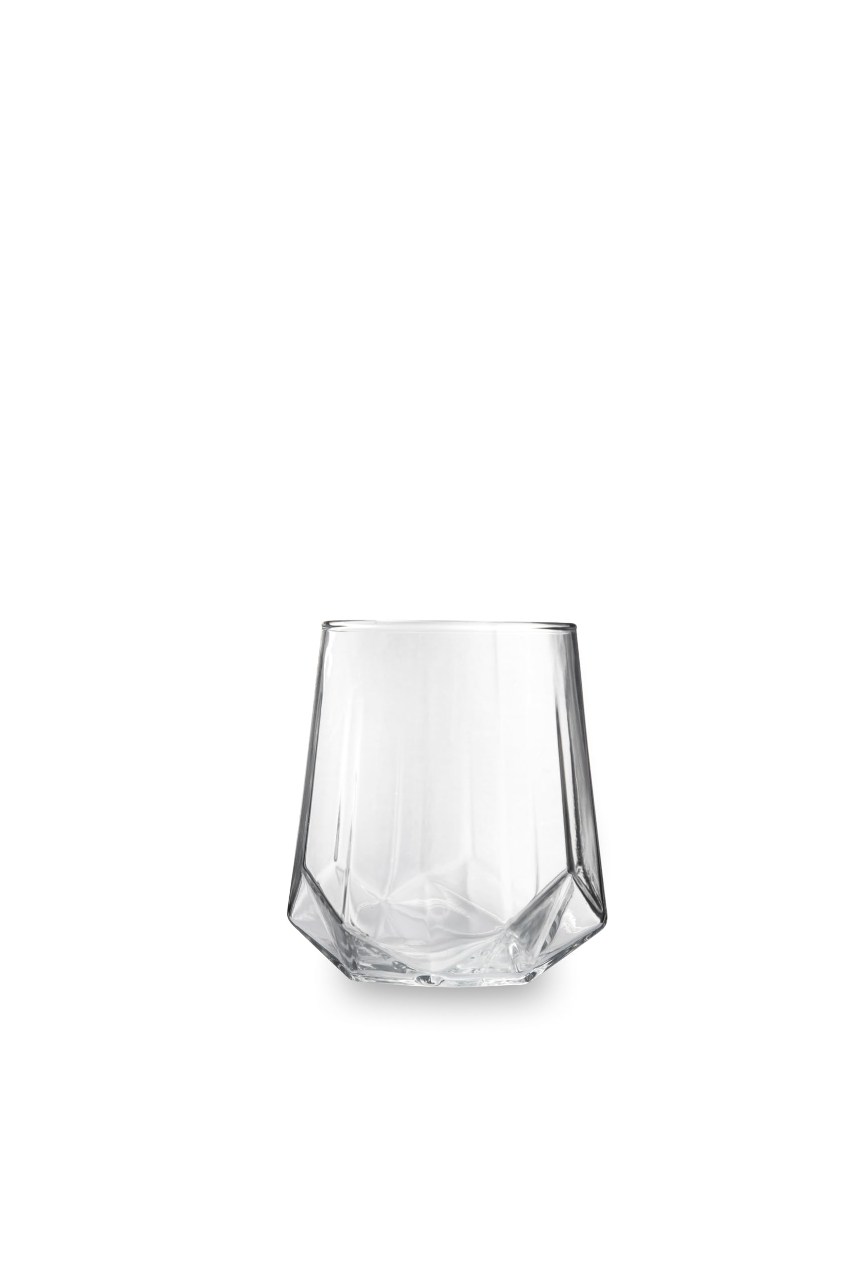 Excelsa Diamante Set 6 Bicchieri Acqua, Vetro, Capacità 400 ml, Trasparente