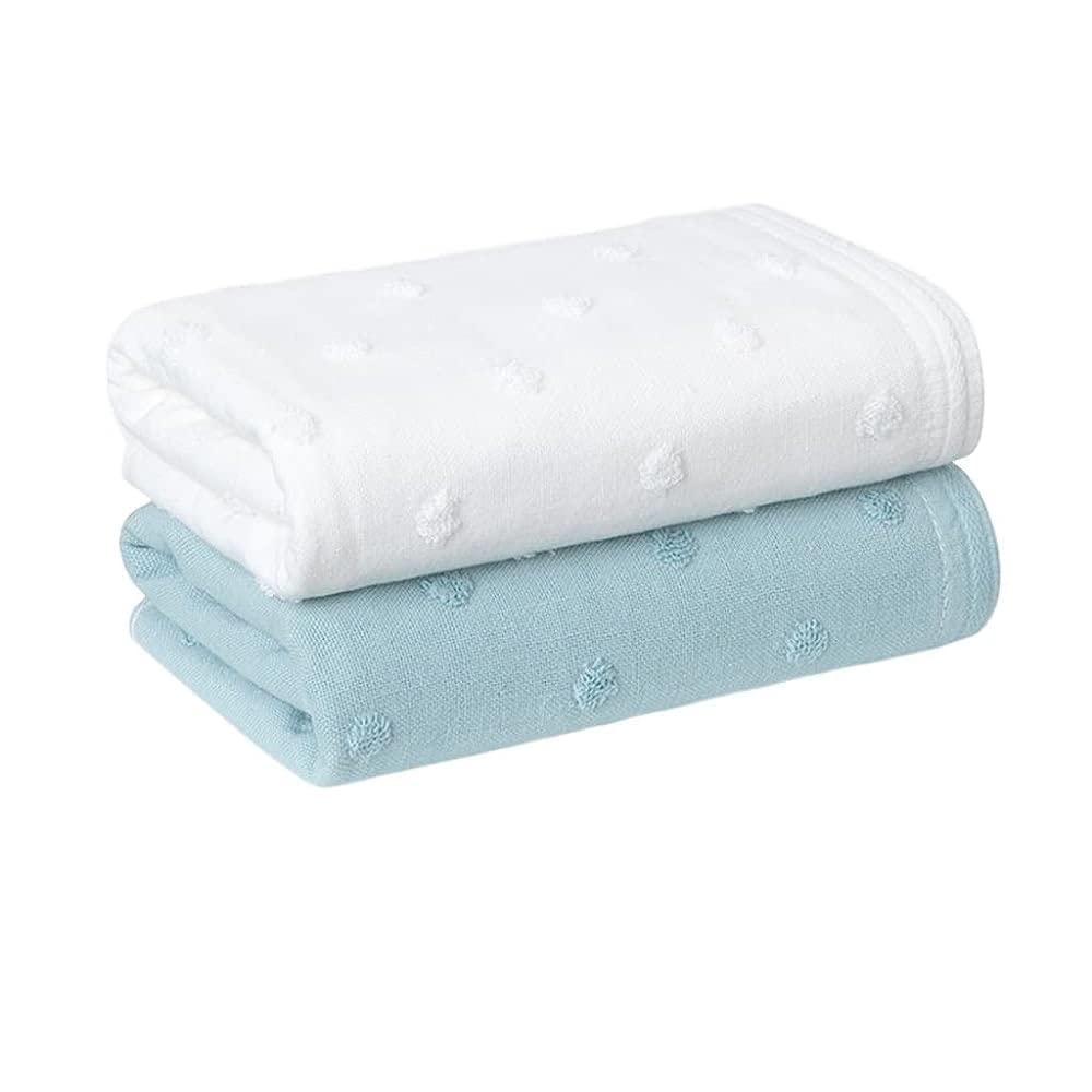 Serviette de bain en coton absorbant TILEZE séchage rapide et tissu épaissi