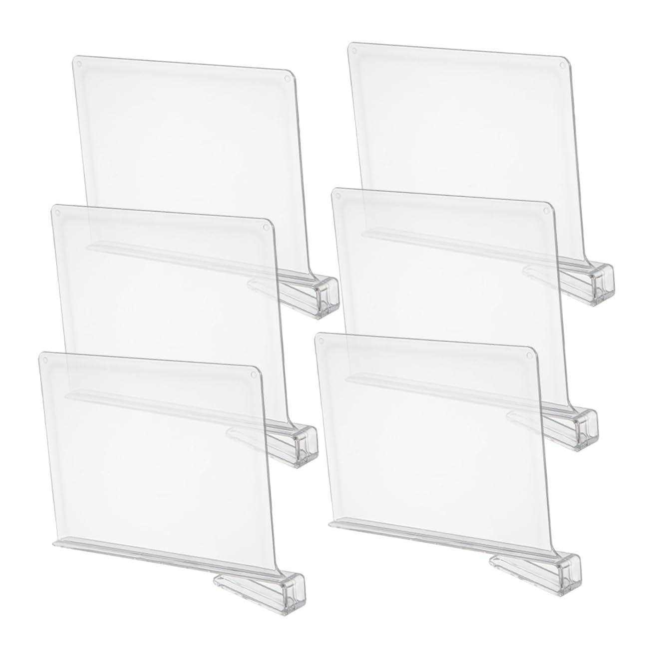 MAGICLULU Lot De 6 Séparateurs De Vêtements Réglables en Plastique Non Polyvalents pour Rangement Et Organisation De La Maison
