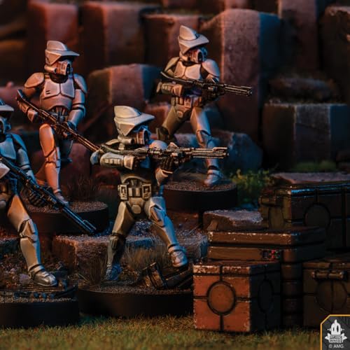 Image of Asmodee Star Wars: Legion ARF Troopers Unit Expansion - Tabletop Miniatures Game, Strategy Game for Kids and Adults, Ages 14+, 2 Players, 3 Hour Playtime