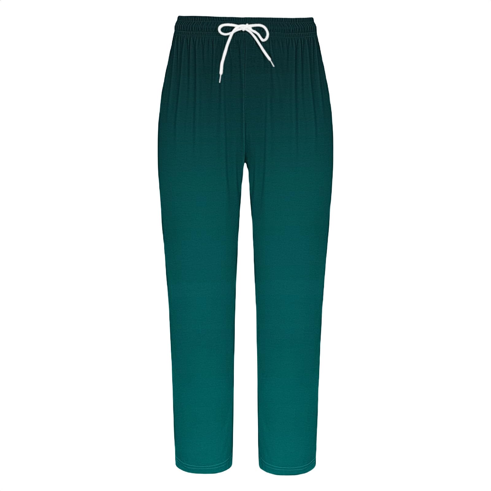 Tenue d'automne pour femme - Ensemble pyjama long dégradé de couleurs | Co Ord Ensemble de pyjama 2 pièces pour femme à manches longues et col rond et taille élastique