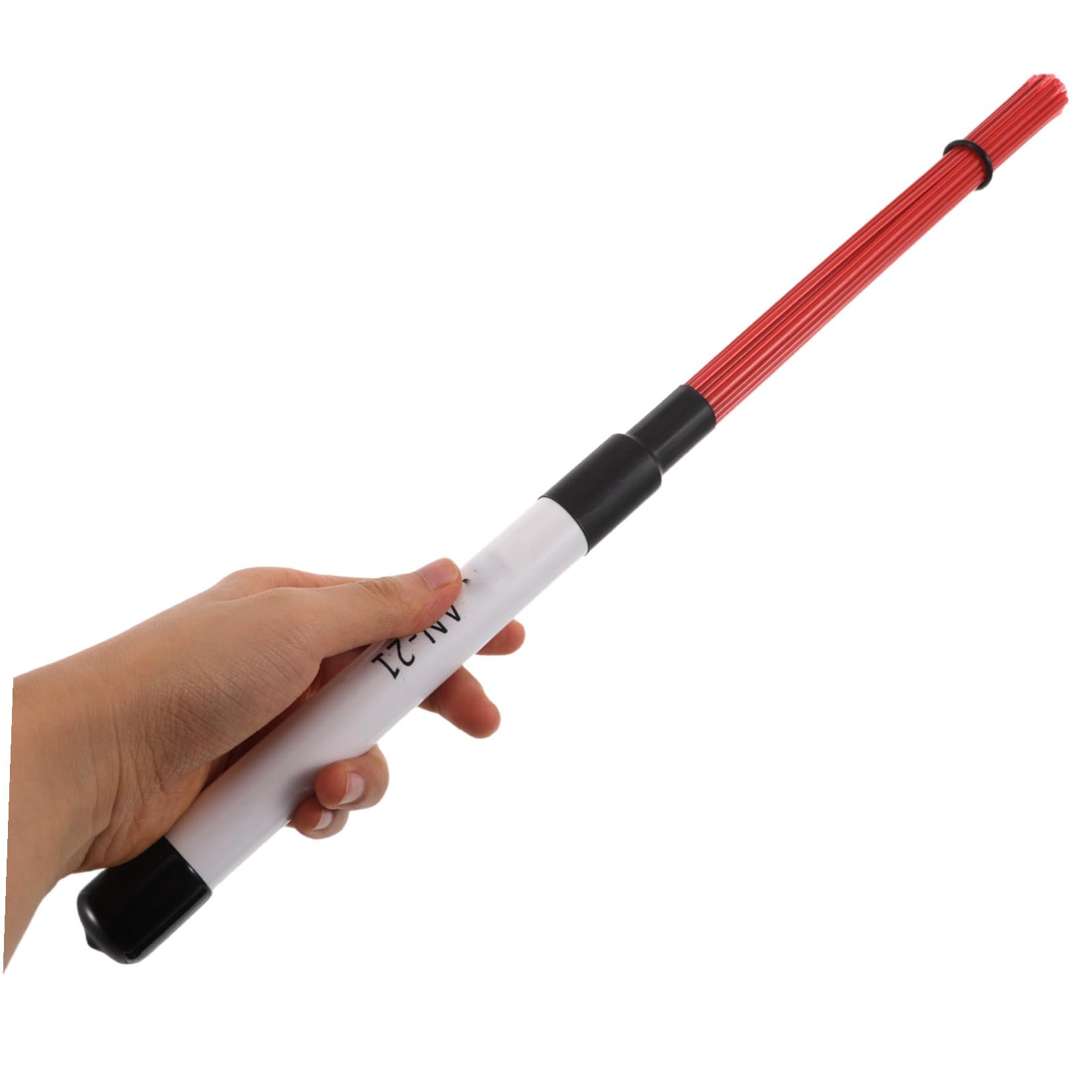 Spazzole per Batteria in Nylon Bacchette Percussione Jazz e Acustica Impugnatura Ergonomica Antiscivolo Compact per Pratica e Strumenti Musicali Professionali