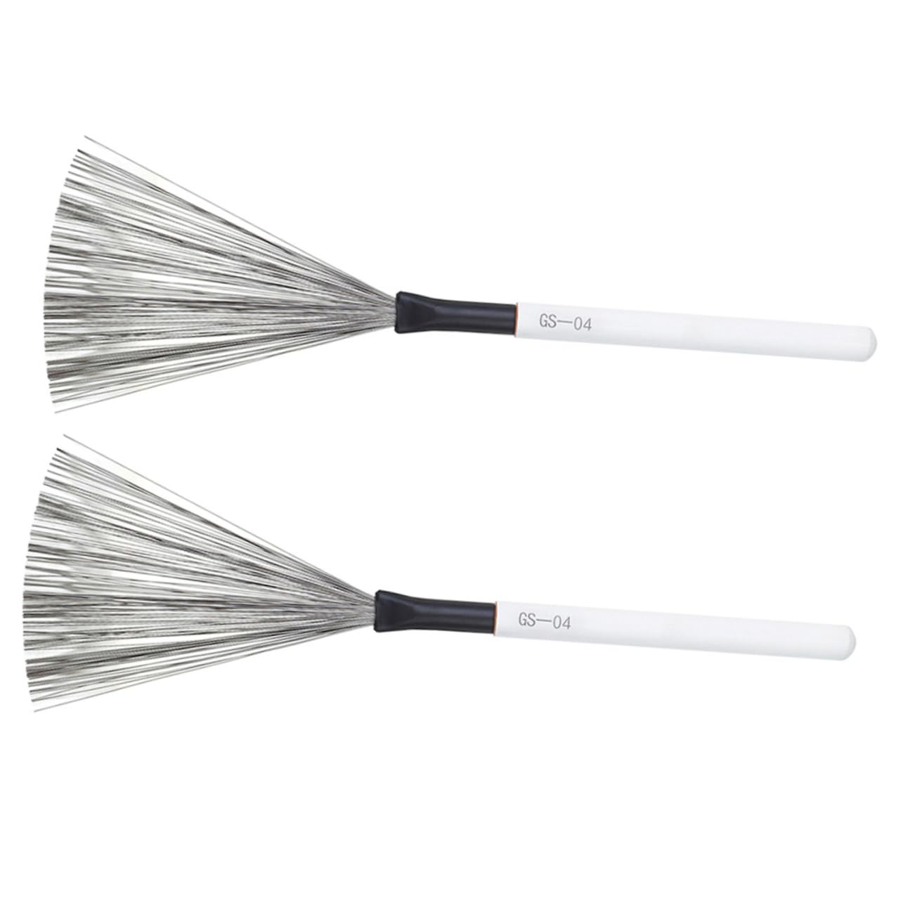 ifundom Beginner Snare Drum Brush Portable Drum Wire Brush Wooden Handle for Students