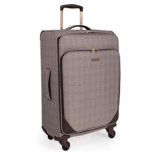 Pierre Cardin - Maleta unisex adulto diseño de cuadros Medium