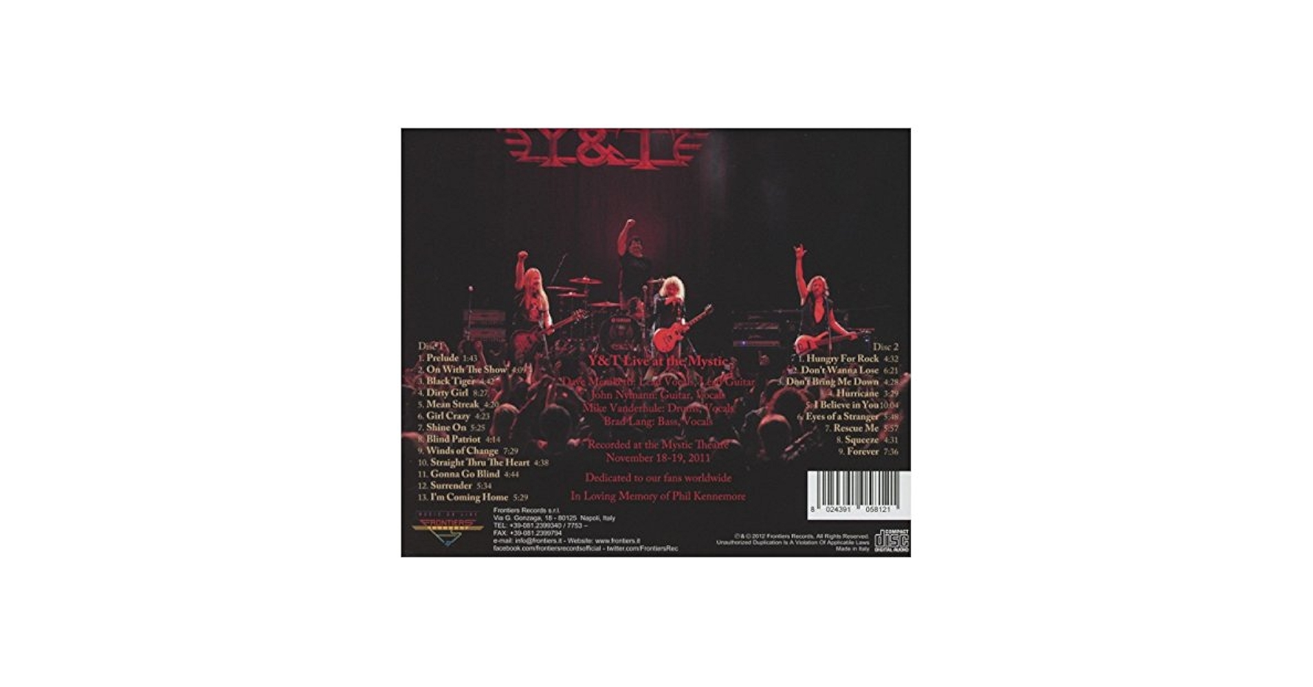 Y&T /LIVE AT THE MYSTIC/ライヴ・アット・ザ・ミスティック Y & T - Live at the Mystic - Amazon.com Music