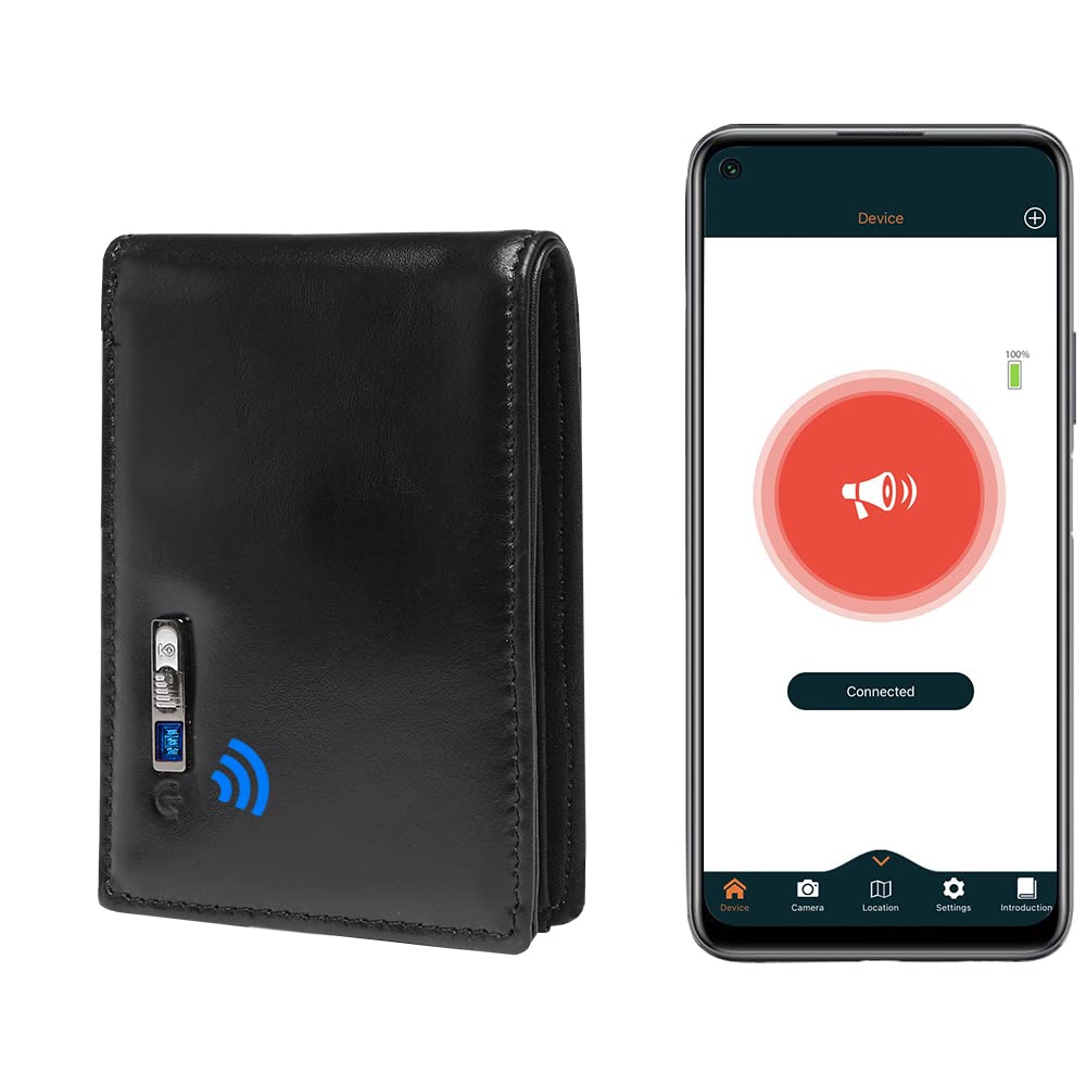 Anti-Lost Bluetooth Wallet Tracker & Finder GPS Position Location Slim Wallets for Men Minimalist Mens Money Clip Wallet…-image-18