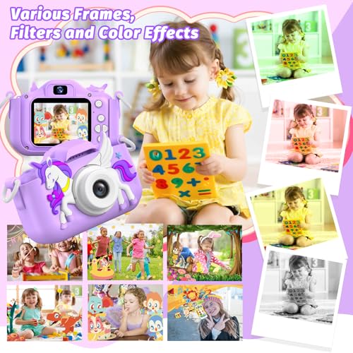 Image of Kids Camera Toy, masterbee Children Camera Toys for Kid Age 3-12, Christmas /Birthday Gifts for Girls, 1080P HD Video Kids Digital Camera, Gift for 3 4 5 6 7 8 9 10 11 12 Year Old Girl