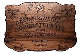 Ouija Board in Walnut Wood - Hand Burned Limited Edition!! - 13.5 x 9.5 in. 1/4 Thick Customizable