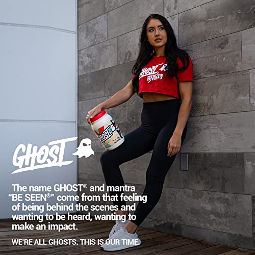 Image of GHOST Whey Protein Powder, Milk Chocolate - 2LB, 25G of Protein - Whey Protein Blend - Post Workout Fitness & Nutrition Shakes, Smoothies, Baking & Cooking - Soy & Gluten-Free