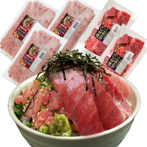 清幸丸水産 口どけがたまらない! ねぎとろ と 切り落としセット 1.15kg | ネギトロ 切り落としまぐろのたたき 2種類 とろ 鮪 海鮮 魚介 魚 人気 小分け 定番 ご飯