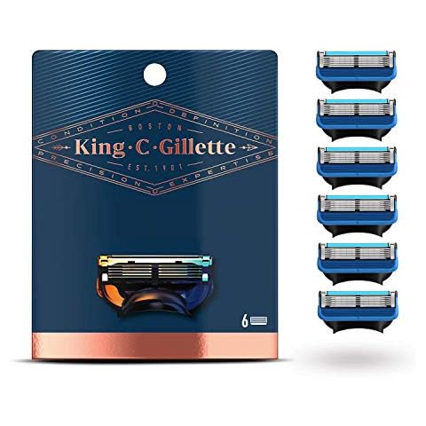 King C. Gillette Rasierklingen für Rasierer Herren Cover
