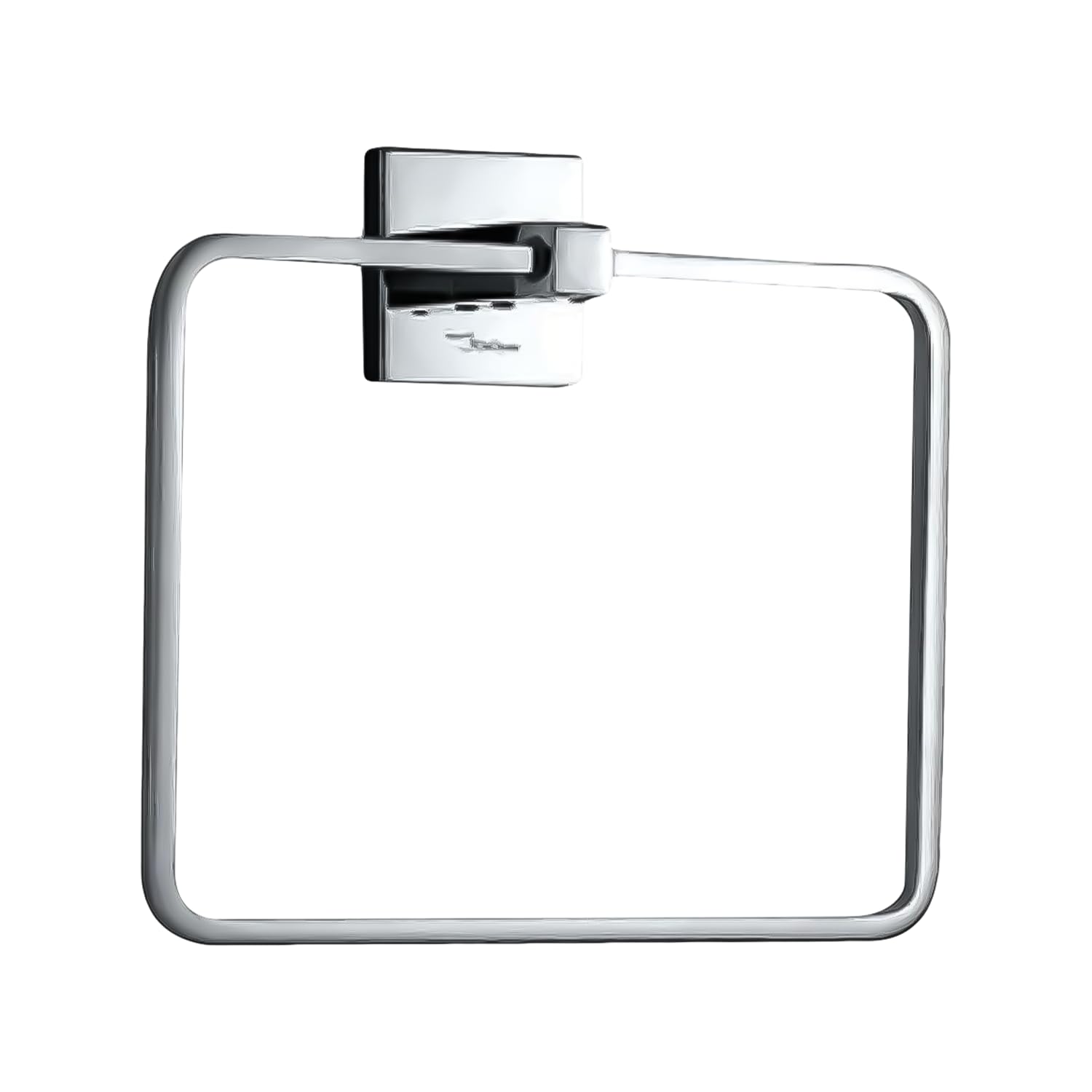 Jaquar Square Towel Ring - Stylish and Durable Bathroom Accessory for Modern Home Décor, Sliver, Chrome Finish-image-48