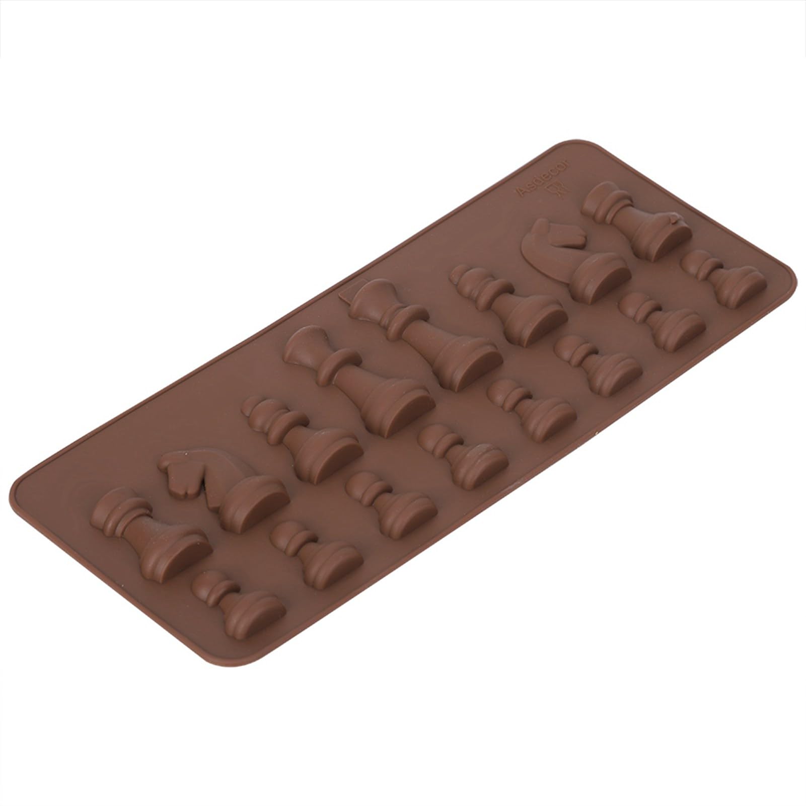 Cocoarm Forma na tabliczkę Czekolady Silikonowa Forma na Cukierki Silikon Spożywczy 8 X 3,3 Cala Odporny Ciepło Od 40 do 446F Nieprzywierający Wielokrotnego Użytku do Pieczenia Ciast Wyrób Cukierków