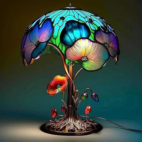 WENNEWU Lampe de Table Champignon Cover