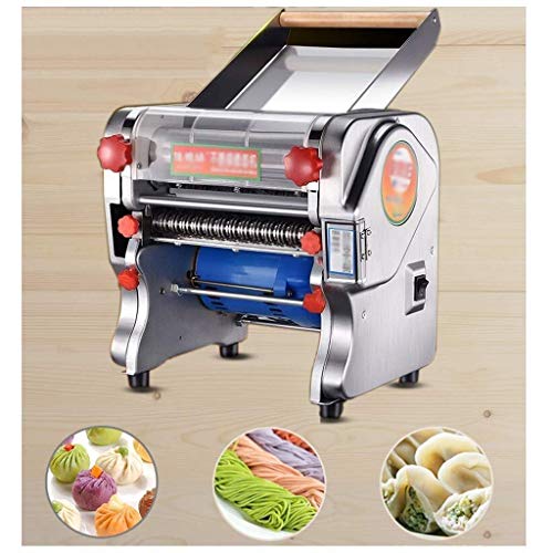 GJJSZ Küchenutensilien, elektrische Nudelmaschine aus Edelstahl, Rollmaschine, Teigschneider, Dumplings Nudelwalze… – Bild 3