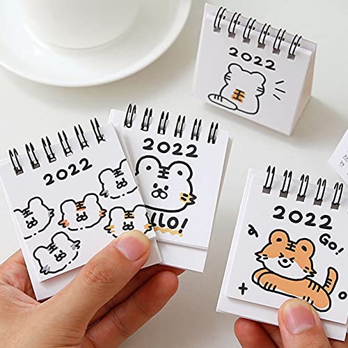 Wilitto 2022 Desktop Kalender, Maandelijkse Kalender Staand Flip Dagelijkse Kalender Planner Organizer Planner Voor… - Image 6