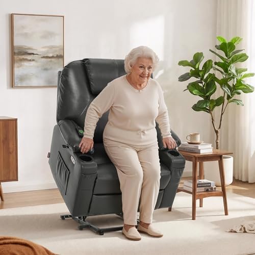 Image of MCombo Power Lift Recliner Chair for Elderly, Heat and Massage R7045