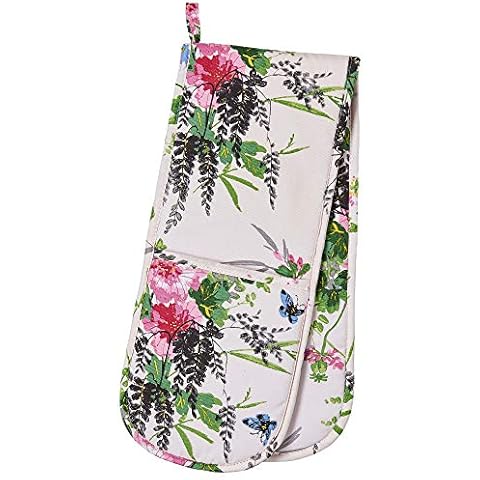 Ulster Weavers Watercolour Floral Double Oven Gloves Cover
