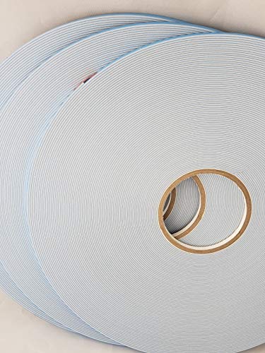 Image of Double Coated Window Glazing Tape, DC-PEF06P, Width 1 /16 inch x Thick 1 /4 inch x 150' White