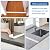 Floor Transition Strip Self Adhesive Floor Cover Strips Laminate 3" Wide Vinyl Flat Divider Transitions (7.5cm, 3.3Ft, White)