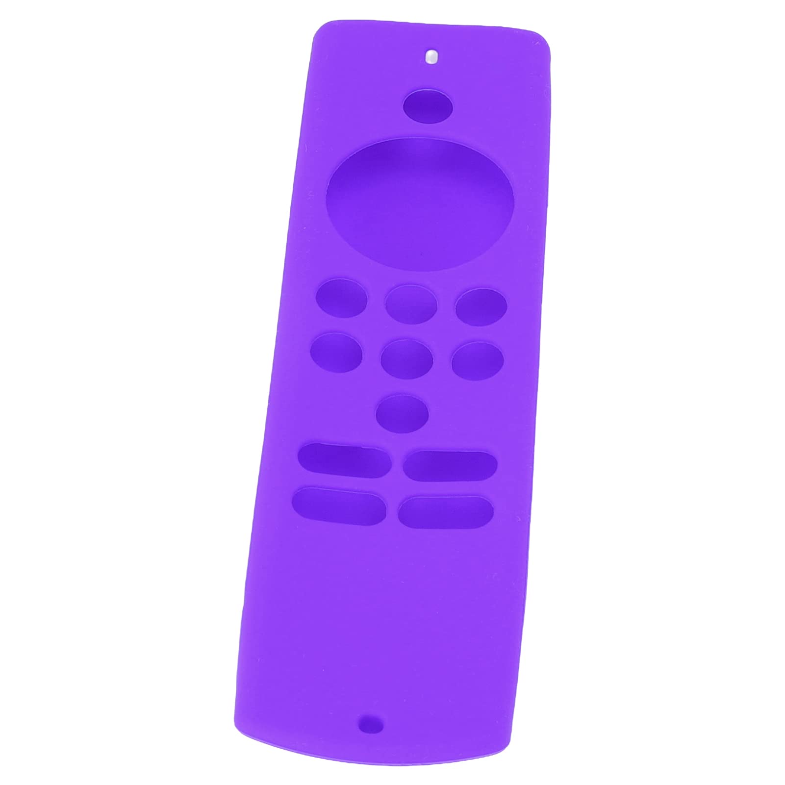 Funda para Mando a Distancia, Funda Protectora para Mando a Distancia, Suave, Antideslizante, a Prueba de Golpes, con Cordón para Fire TV Stick Lite (Conjunto Morado)