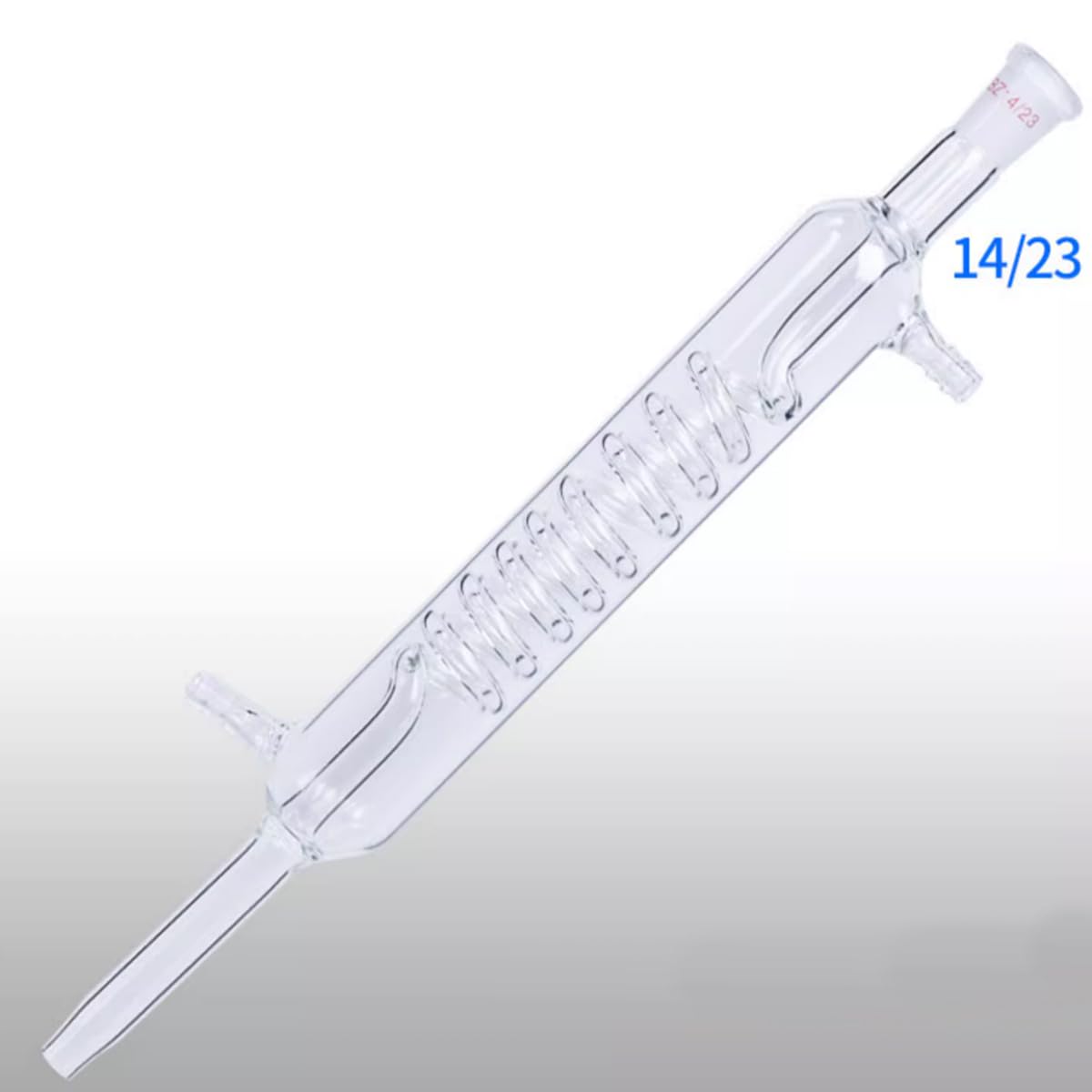 Labor Glas ätherisches Öl Destillieren Kolben+Serpentin Kondensator Glas Destillation Apparat Borosilikatglas Laborqualität Glaswaren Set (250ML)
