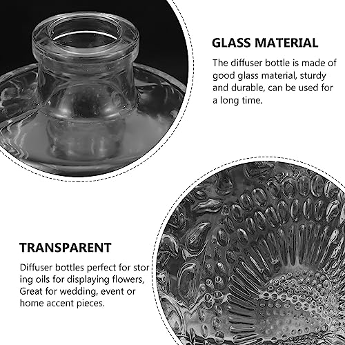 EXCEART 2 frascos decorativos de vidrio para difusor de aceites esenciales miniatura 6