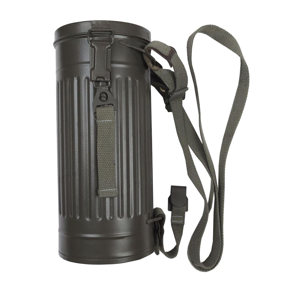 Deutsch M38 Gasmaske Kanister Set WW2 Senf Gas Tasche Long Tube Aufbewahrungsbox Replik